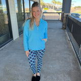 Medallion Print Ankle Legging