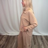 Khaki Airflow Capri Pants