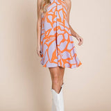 halter neck short sundress