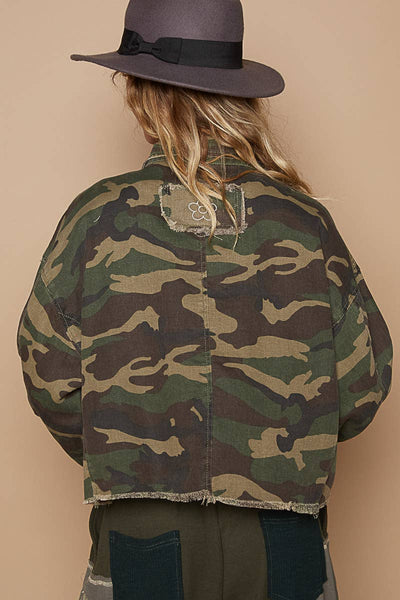 semi-cropped camo jacket