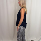 Neutral Leopard 25" Inseam Capri
