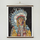 Native American Chief 16 X 20