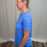 Bright Periwinkle Short Sleeve Top