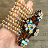 Brown Crystal Bracelet