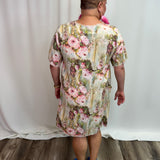 Butterfly Linen Dress