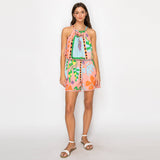 Tropical Cotton Top & Shorts Set