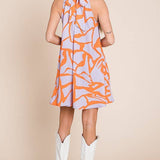 halter neck short sundress