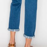 HIGH RISE TAPERED LEG JEANS: 3 (25)