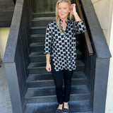 Blk/Silver Travel Tunic