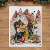 SANTA CLAUS Vintage 16 X 20