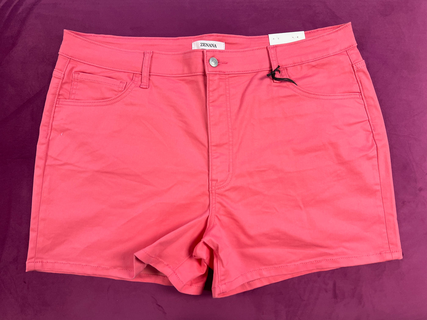 Vibrant Color perfect stretch fit shorts DOP-1613X5 PLUS