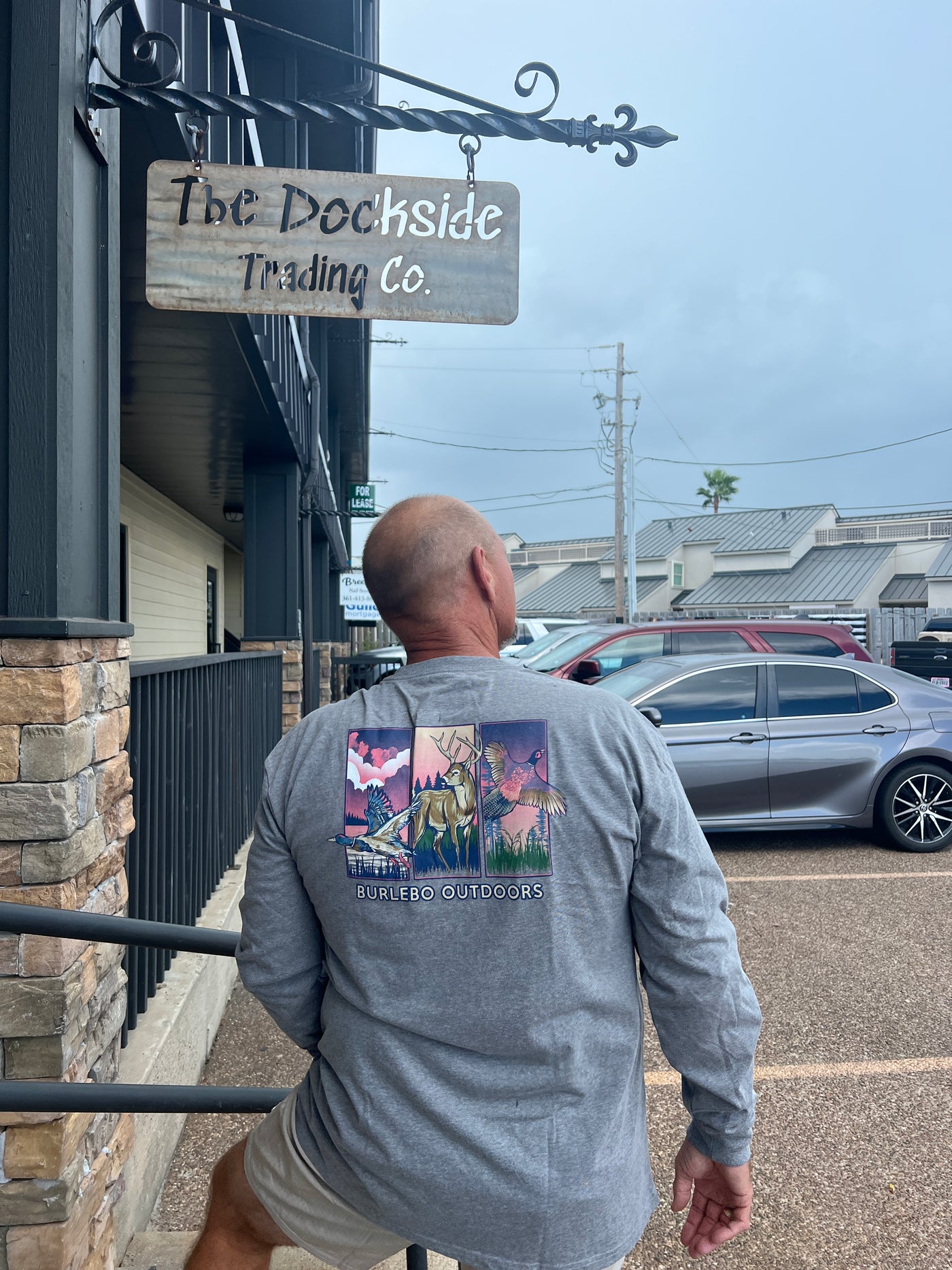 Dark Heather Grey American Sportsman LS Shirt