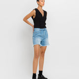 SUPER HIGH RISE PLEATS SHORTS