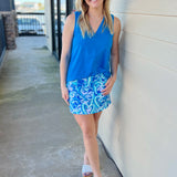 Seaglass Blue V-Neck