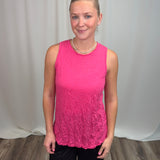 Dockside Pink Crinkle Swing Tank
