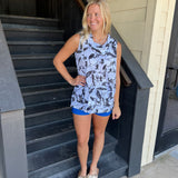 White Sleeveless Top