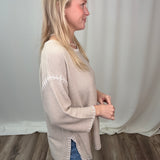 Stone Laced Sweater