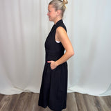 Solid Zip Dress