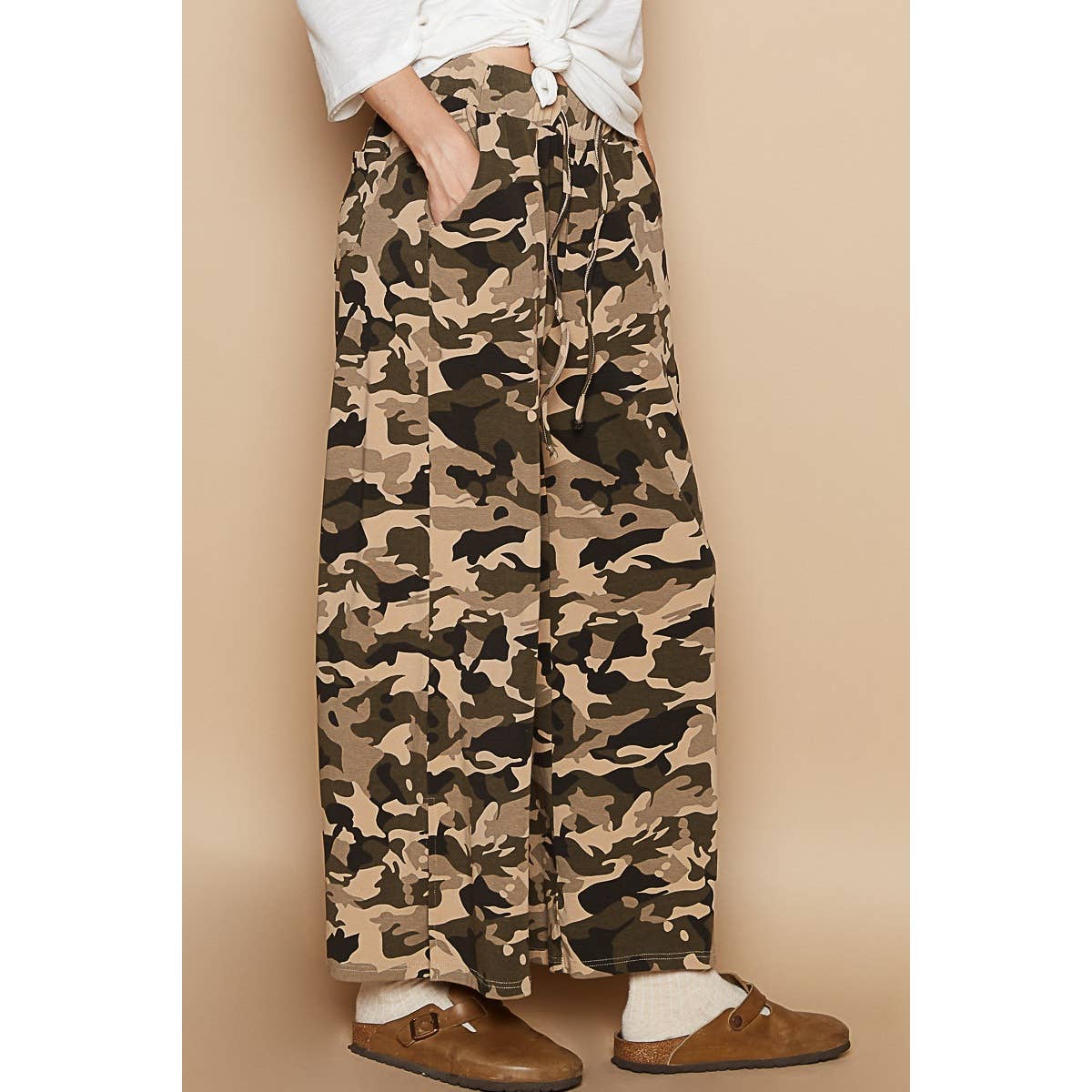 Camo Stretch Casual Pants