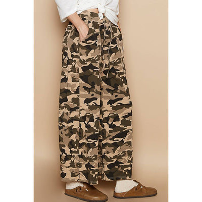 Camo Stretch Casual Pants