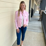 BEACHTIME Pink Puff Slv Trvl Jkt