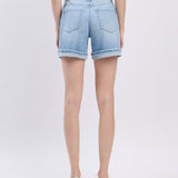 SUPER HIGH RISE DENIM SHORTS