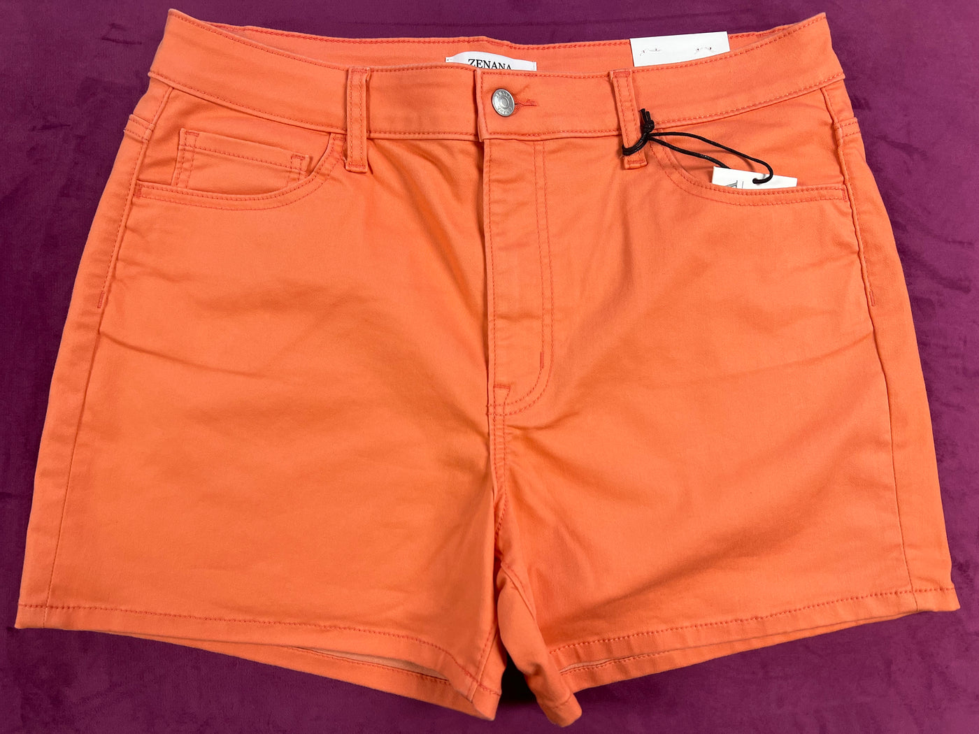 Vibrant Color perfect stretch fit shorts DOP-1613X5 PLUS