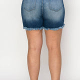 PLUS SIZE - HIGH  RISE STRETCH SHORT: 16