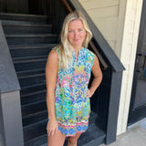 Green Sleeveless Top