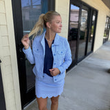 Blue & White Stripe Jacket