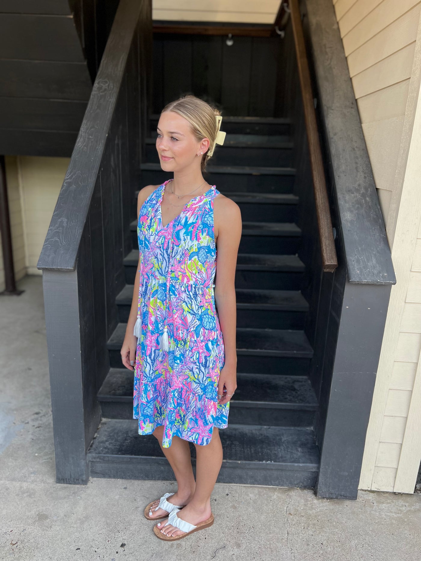 Sealife Multi Tassel Dress