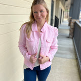 BEACHTIME Pink Puff Slv Trvl Jkt