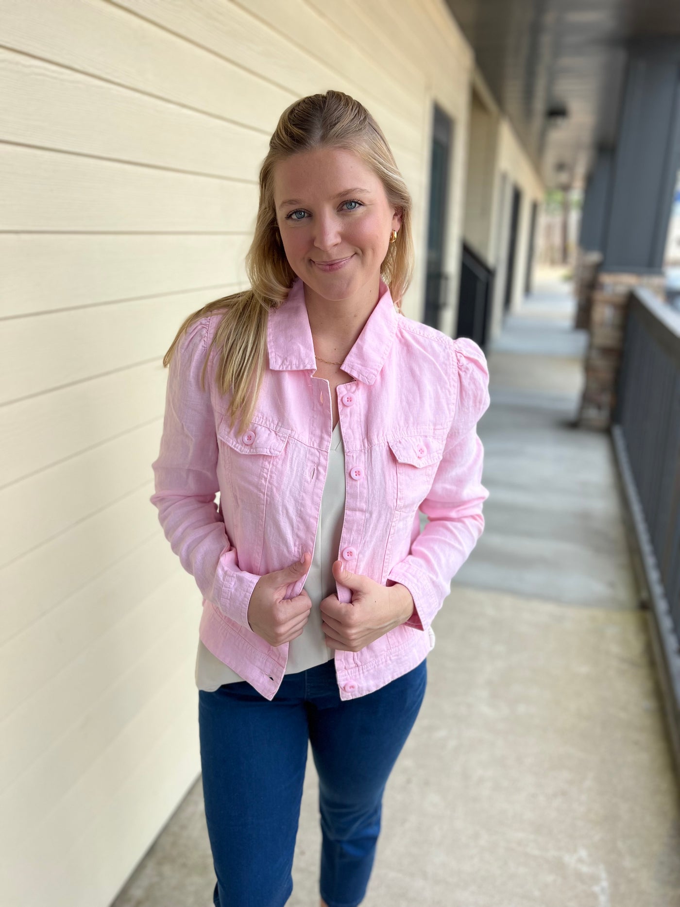 BEACHTIME Pink Puff Slv Trvl Jkt