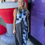 Grey European Crush Dress