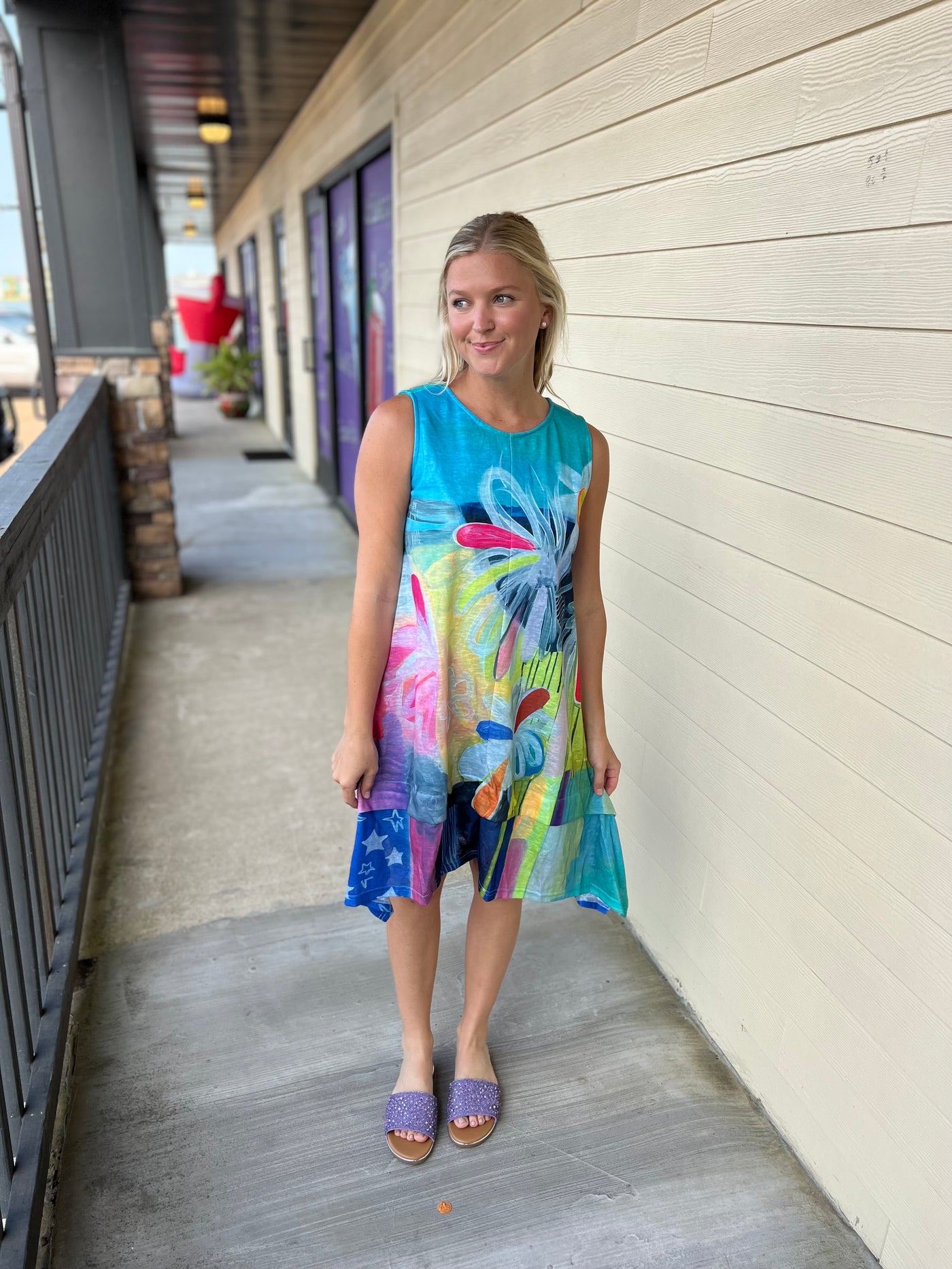 Floral Sleeveless Dress