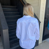 3/4 White Polo Shirt