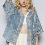 Short Sleeve Denim Twill Jacket