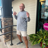 Dark Heather Grey American Sportsman LS Shirt