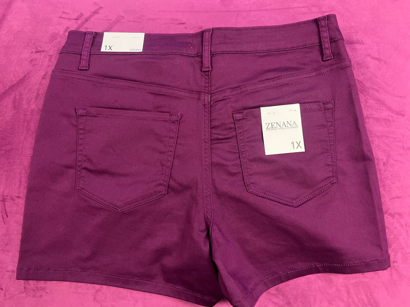 Vibrant Color perfect stretch fit shorts DOP-1613X5 PLUS