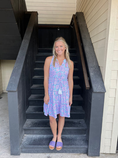 Dots Daisy Tassel Dress