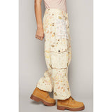 Floral print cargo pants