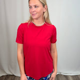 Crimson Short Sleeve Top
