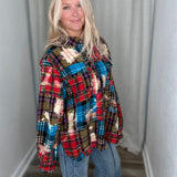 Zig Zag Pattern Flannel