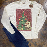 Bandana Christmas Long Sleeve Tee