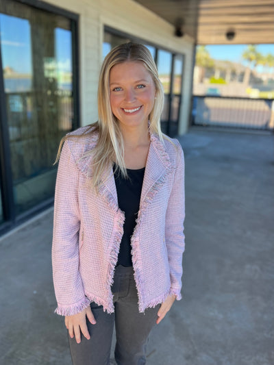 Pink Fringed Jacket