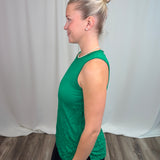 Green Crinkle Swing Tank