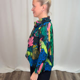 Tropical Colors Printed Jacket
