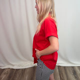 Black & White Gingham Bermuda Short