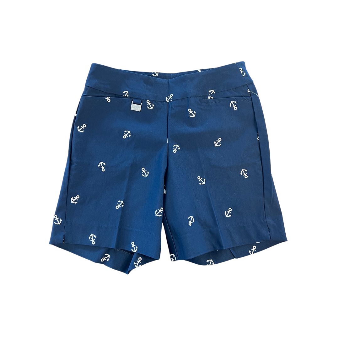 Navy Anchor Shorts