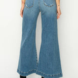 HIGH RISE CROP PALAZZO JEANS: 9 (28)